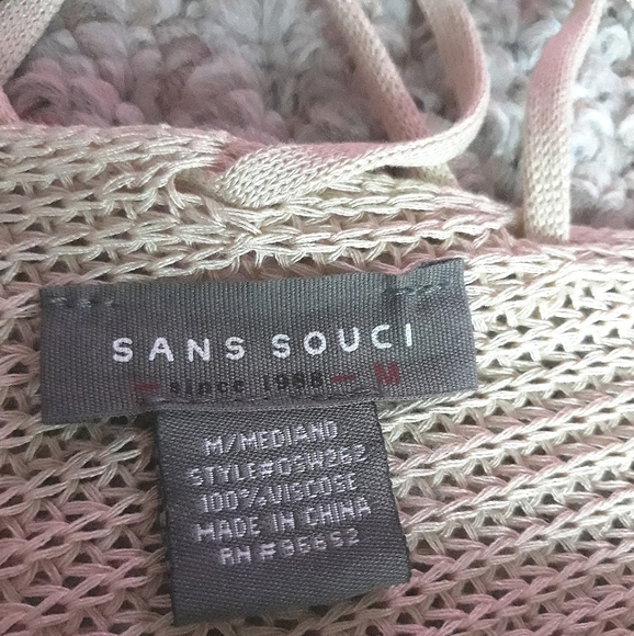 Tan tank top with tie back - Picture 5 of 5